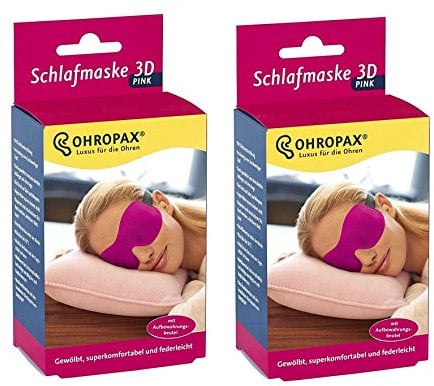 Ohropax Schlafmaske 3D Pink (2)