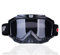 Madbike Occhiali motocross per motocicletta Sport all'aria aperta Dirt Bike ATV MX Occhiali sportivi fuori strada (black)