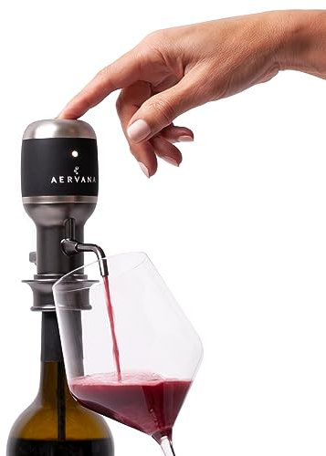 Aervana Select: Variable Electric Wine Aerator and Pourer/Dispenser - Air Decanter - Personal Wine Tap for Red and White Wine 750ml and 1.5l with Stand (New)
