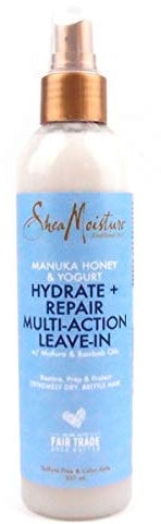 SheaMoisture Hydrate & Repair Multi-Action Leave-In für extrem trockenes und sprödes Haar Manukahonig & Joghurt 237 ml