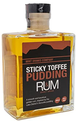 Mint Drinks Company Sticky Toffee Pudding Rum - 200ml | Artisan Spirit Inspired by Sticky Toffee Pudding | 20% ABV