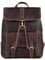 STILORD 'Kacey' Daypack Damen Leder Vintage Lederrucksack für 13.3 Zoll Laptops DIN A4 Kleiner Unirucksack Cityrucksack Elegant Damenrucksack Echtleder, Farbe:granada - braun