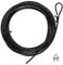 Aoneky 47ft 1/4'' Stainless Steel Replacement Tennis Net Cable, Tennis Court Net Headline Wire Cable