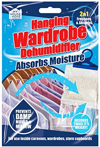 GEMS 20 | 10 | 5 | 2 | 1 | x Hanging Wardrobe Dehumidifiers |Interior |Mould Trap |Moisture Absorber |Garage Damp |Basement |Humidity Catch |Caravan | Cupboards (10 x Hanging Wardrobe Dehumidifiers)