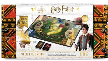 Cartamundi Harry Potter Seek The Snitch Board Game, Calling All Harry Potter Super-Fans! For 2 to 4 Players, Great Gift For Kids Aged 8+,