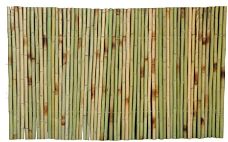 Gartenpalisade Sichtschutz Bambus Beeteinfassung Beet-Umrandung Weg-Abgrenzung Einfache Montage und langlebiger Schutz,Nature-150x200cm(4.9x6.5ft)
