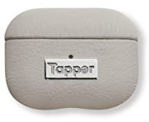 Tapper Sand Leder / Silber Hülle für AirPods Pro