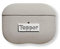 Tapper Sand Leder / Silber Hülle für AirPods Pro