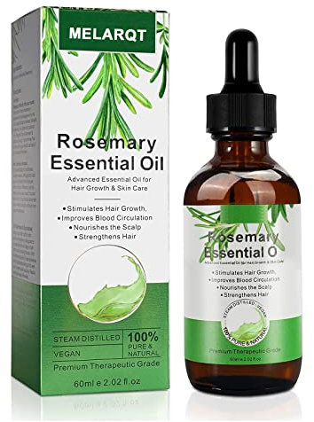 Hair Essential Oil, Rosmarinöl Haare, Rosemary Oil for Hair, Bio Rosmarin Öl für die Pflege der Haare, Ätherisches Rosmarinöl für Männer und Frauen