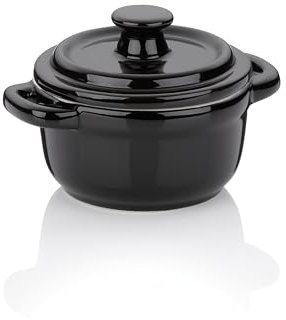 Kela - Mini cocotte Malin noir 10 cm