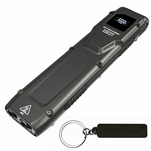 NITECORE Linterna EDC EDC27 de 3000 lúmenes ultra delgada de alto rendimiento