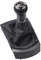Hacreyatu Pomo de palanca de cambios manual de 5 velocidades para Seat Ibiza 2002-2010 (línea negra)