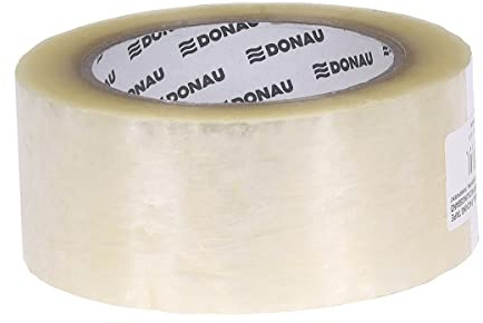 DONAU Verpackungsklebeband Hot-Melt / 48 mm x 132 m/ 40μm / Verpackungsband Klebeband Paketklebeband Packband/ Sehr Beständig/ Farbe: Transparent / 1 Stück - 1er Pack/ Hochwertiges/ Sehr Klebestark