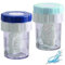 Sanfly Contact Lenses Cleaner Case 2pcs/set Spinner Contact Lens Cleaner Manual Rotation Contact Lens Container for Eyes Care