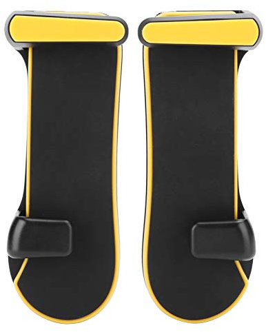 Mobiler Gamecontroller für Tablets, Tablet-PC-Serienaufnahme-Gamepad, Vier-Finger-Game-Joystick-Griff, Trigger-Zieltaste, Vollschutz, Vier-Finger-Bediengerät (Gelb)