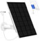 LP Solar Panel for Ring Camera, 4000mAh Charger for Stick Up Cam Battery, Spotlight Cam Battery, 2nd & 3rd Gen With Barrel Plug - Not for Spotlight Plus/Pro