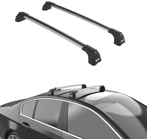 TURTLE kompatibel mit BMW 5-Series Gran Turismo (F07) 2009-2017 Air3 Dachträger | GRAU