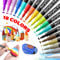 18 Farbe Steine Bemalen Acrylstifte für Steine Wasserfest, 0.7mm Permanent Marker Stift für Ostern Basteln Kinder, Leinwand Ostereier Holz Schule Manga Kunstler/DIY Fotoalben/Hochzeit Papier