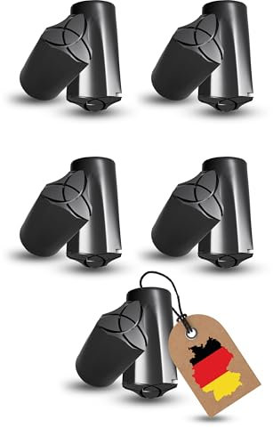 ALPENWERT Nordic Walking Stöcke Gummipuffer Kies [10 Stück - Universell] Premium Zubehör für Trekkingstöcke, Walking Stöcke Gummipuffer, Wanderstöcke