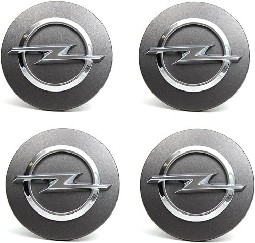 4 Stück Nabendeckel Zubehör für OPEL 53MM, Felgendeckel Radnabendeckel Radnabenabdeckung Felgen Center Nabendeckel Wasserdicht Radnabendeckel