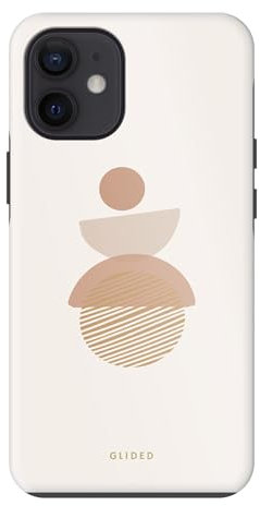 Glided Custodia compatibile con iPhone 12 Mini – MagSafe Tough Case – Custodia rigida ibrida a 2 strati + custodia in silicone – Protezione antigraffio (Solace)