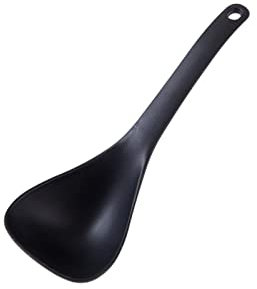 HGDXDP Cuchara Cuchara de arroz de aleación Non-Palo de arroz Pala Resistente al Calor Hogar Grande Sopa de Sopa Mango Largo