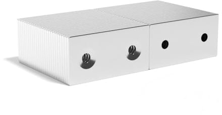 Magnet Store 40mm x 20mm x 2mm x (3mm Double Hole) Neodymium Block Countersunk Magnet N42 (4.16KG Pull) – Ideal for DIY, Woodworking, and Craft Projects (5)