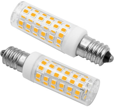 TZHILAN E14 LED Mais Birne 4W 12V Ersetzt 40W Glühlampe Nicht Dimmbar Kerzenlampe Warmweiß 3000K, Nicht Dimmbar, 2er-Pack[MEHRWEG]