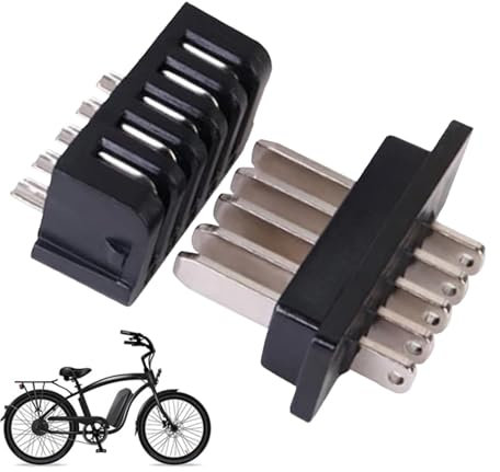 5-Pin Ebike Battery Connector - Battery Power Plug, Secure Fit | Replacement Power Connector for Battery Cases, Designed for Electric Bikes and Scooters, Ensures Stable Connection in Cycling Equi