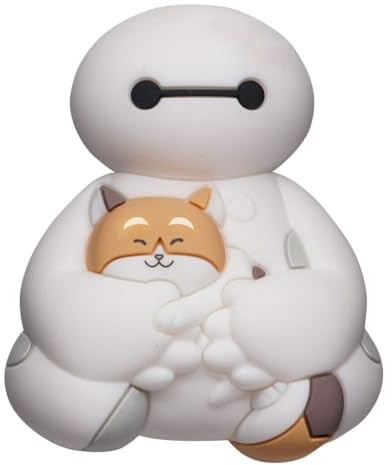 Big Hero 6 - Baymax mit Hund 3D Schaumstoffmagnet