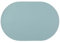 Ovale Tischsets, 4er-/6er-Set, Tischsets aus Kunstleder, wasserdichte und rutschfeste Esstischsets für den Innen- und Außenbereich(Mist blue,Set of 6)