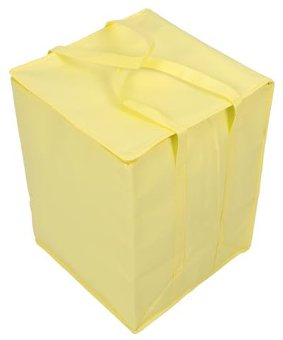 Zerodeko Sacca Per Torta Isolata Cibo Borsa Sacchetti Refrigeranti Per Torte Termico Sacchetti Refrigeranti Per Alimenti Raffreddamento Giallo Tessuto Non Tessuto