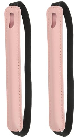 PATIKIL 2Pcs Stylus Holder for Tablet, Universal Pen Sleeve Retractable Stylus Pen Holder Elastic Pencil Pocket Case Protective Pouch for Tablet Case Notebook, Pink
