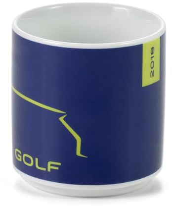 Volkswagen Golf Collection 5HG069601G Coffee Cup 250 ml Porcelain Blue/Yellow