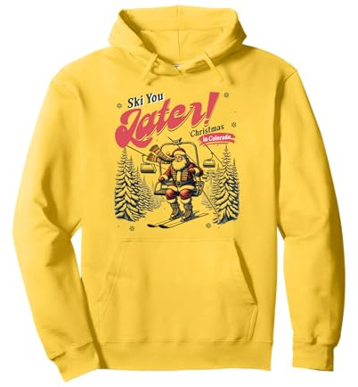 Ski You Later Weihnachten in Colorado Skiurlaub Pullover Hoodie