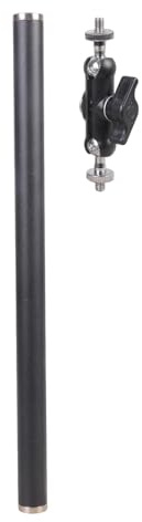 Support d'extension de tube fileté femelle de 6,35 mm en métal pour caméras d'action, téléphones et microphones, support de micro en direct