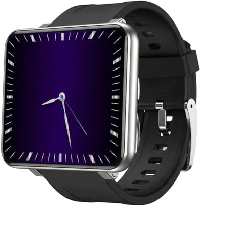 LNBEI Reloj inteligente 4G LTE, pantalla grande de 2.8 pulgadas, batería de 2700 mAh, cámara Android, GPS y monitor de frecuencia cardíaca, reloj deportivo multifuncional impermeable IP67 para hombres
