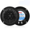 Pyle Haut-Parleurs Marins 10 cm Étanches, Système Audio Extérieur Résistant aux Intempéries, Double Cône Polypropylène, Design Compact - Noir - Paire