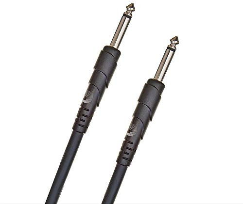 D'Addario Speaker Cable - Shielded for Noise Reduction - Limited Lifetime Guarrantee - 1/4 Inch Male to 1/4 Inch Male - Classic Series - 5 Feet/1.52 Meters - Straight Ends - 1 Pack