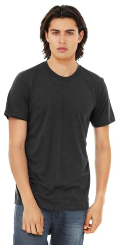Gryeur Bella+Canvas Perfect Tri-Blend Fashionable T-Shirt, Triblend Large