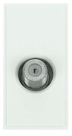 Click New Media MM405WH White Satellite Socket Module