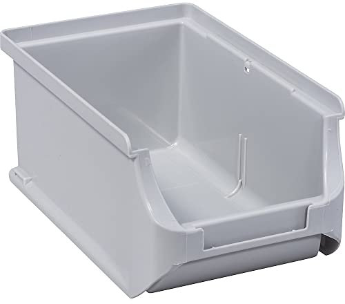 24 Stapelboxen, Lagerboxen, Sichtboxen, Gr. 2 grau 102(B)x160(L)x75(H) mm ProfiPlus