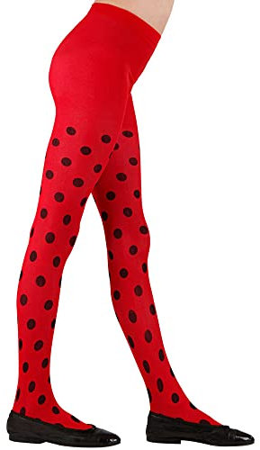 W WIDMANN MILANO Party Fashion - Strumpfhose für Kinder, 70 DEN, Zubehör für Hexen-, Marienkäfer-, Bienen-, Elfenkostüme uvm.