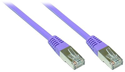 Good Connections Patchkabel, Cat. 6, S/FTP, PiMF, PVC, 250MHz, violett, 7,5m