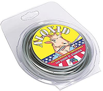Maniver Filo per decespugliatore Professionale Aloxid Quadro, Diametro 2.4 x 15 m