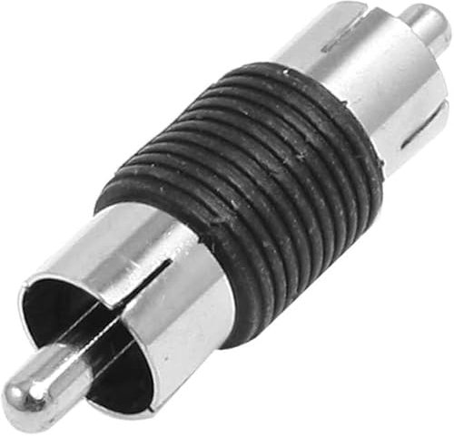 CABLEPELADO Adaptador Audio Mono Macho a Macho | Acoplador Macho | Extensor Macho | Apto para para Amplificador, Mezclador, Reproductor de CD, subwoofer, Altavoz | Macho a Macho