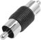 CABLEPELADO Adaptador Audio Mono Macho a Macho | Acoplador Macho | Extensor Macho | Apto para para Amplificador, Mezclador, Reproductor de CD, subwoofer, Altavoz | Macho a Macho