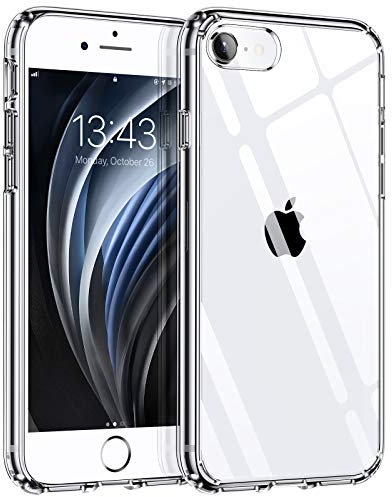Syncwire UltraRock iPhone SE 2020 Case, iPhone 8 / 7 Cases Protective Cover with Advanced Drop Protection and Air Cushion Safeguard Technology for 4.7 Apple iPhone SE 2020 /8 / 7 - Crystal Clear