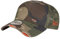 New Era Adjustable Trucker Cap - Distressed Wood camo