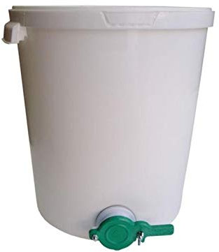 HONIGSCHLEUDER/HOBBOCK, HONIGEIMER FÜR IMKEREI/LEBENSMITTELKUNSTSTOFF 30l